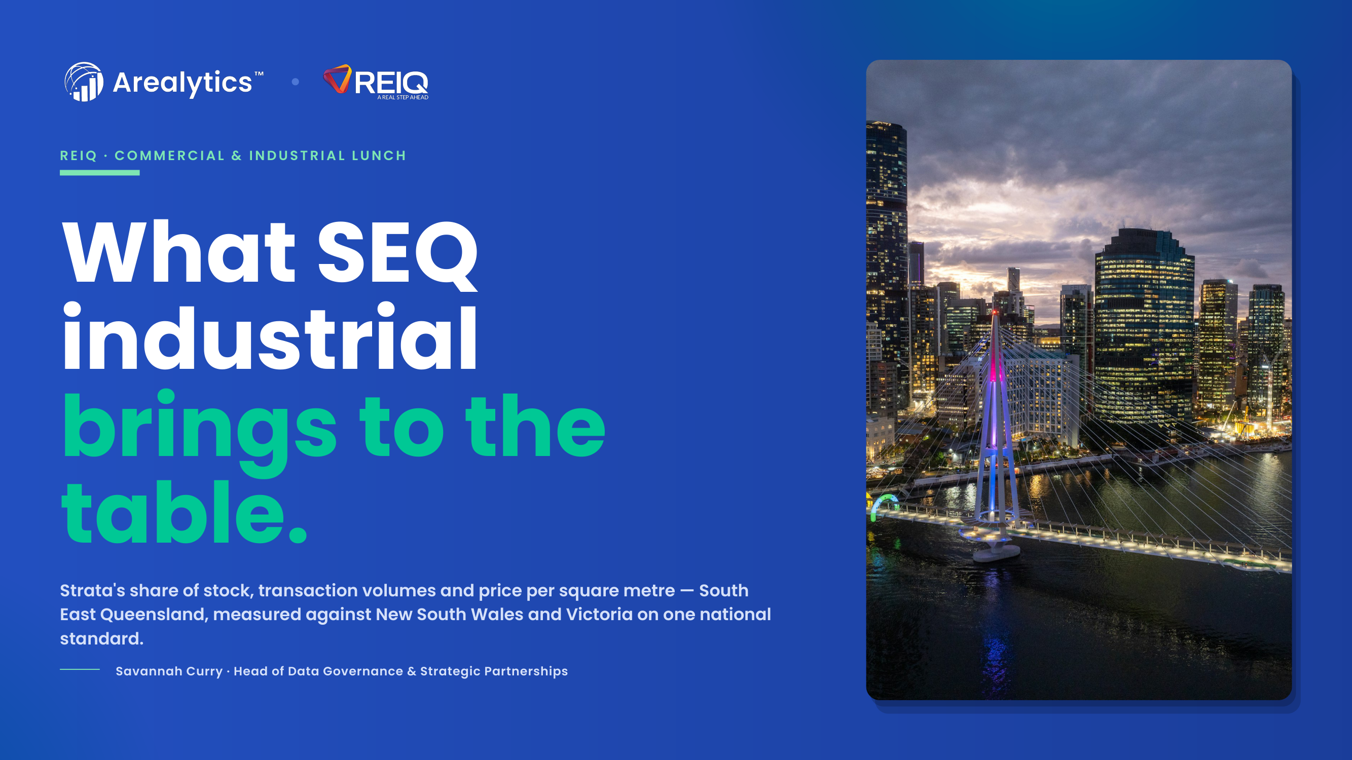 Cover — SEQ industrial against the southern states