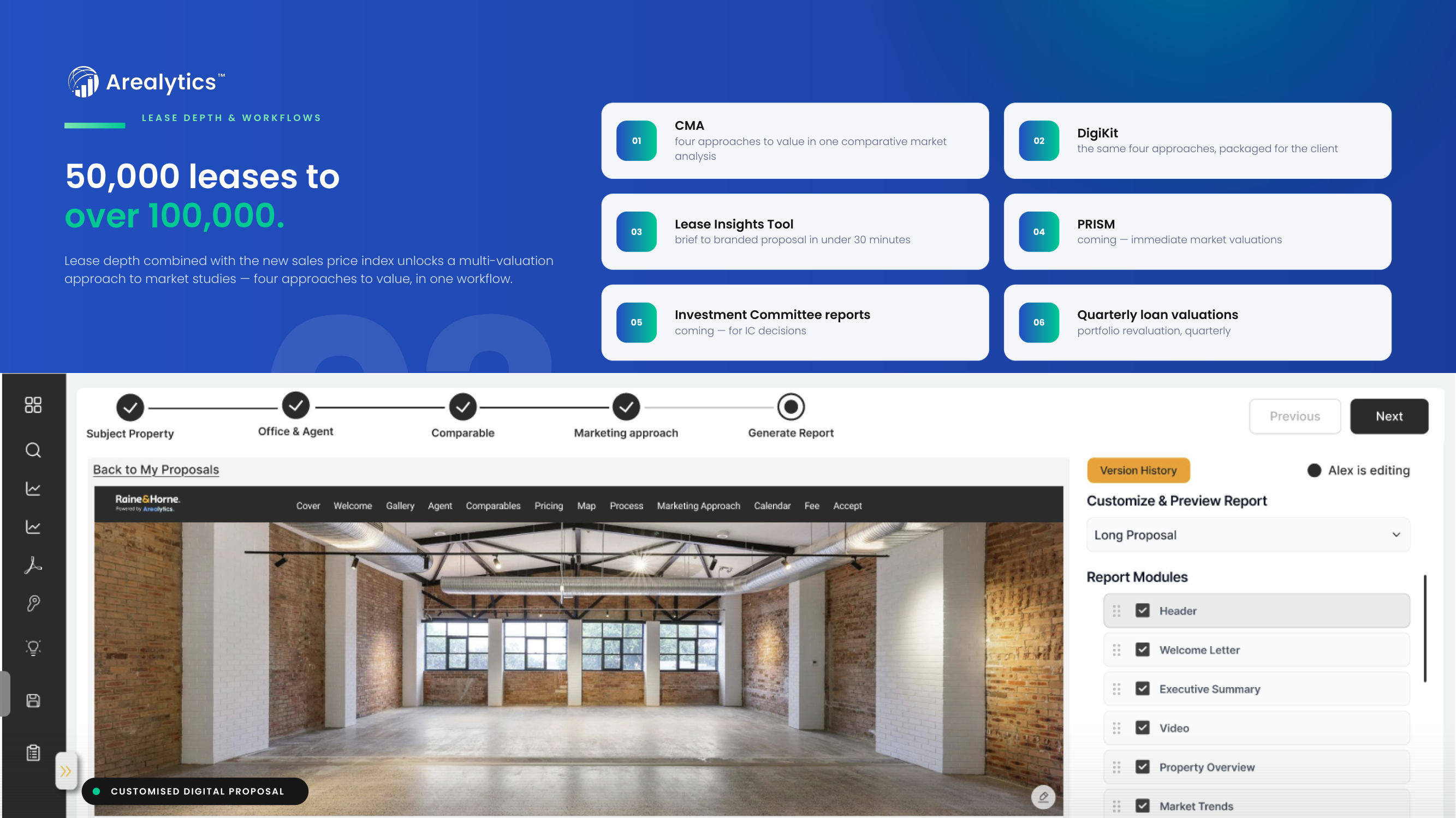 Slide 03 — 50,000 leases to over 100,000